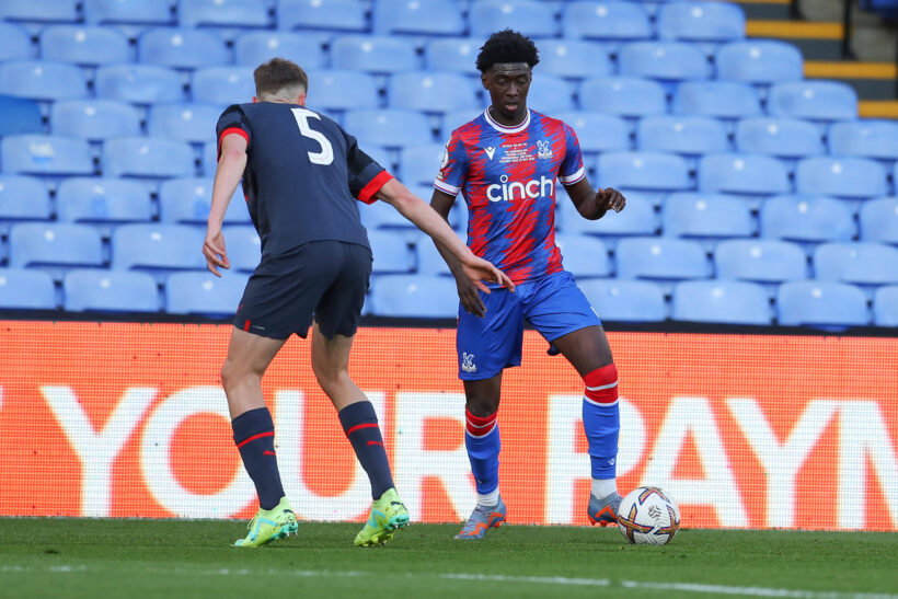 Jesurun Rak-Sakyi in action for Crystal Palace as Leeds United's £15m bid falls short, with the winger heading to Championship rivals on loan