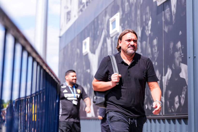 Leeds United v Valencia CF Pre-Season Friendly 03/08/2024. Daniel Farke of Leeds United (Manager) arrives at the ground