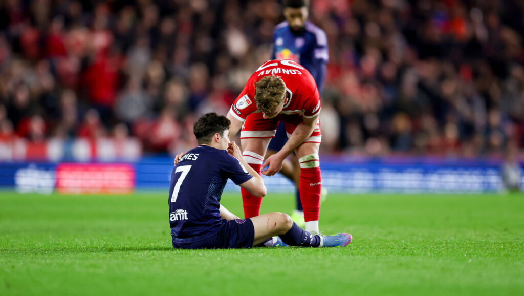 Daniel James will miss the Leeds United game this weekend.