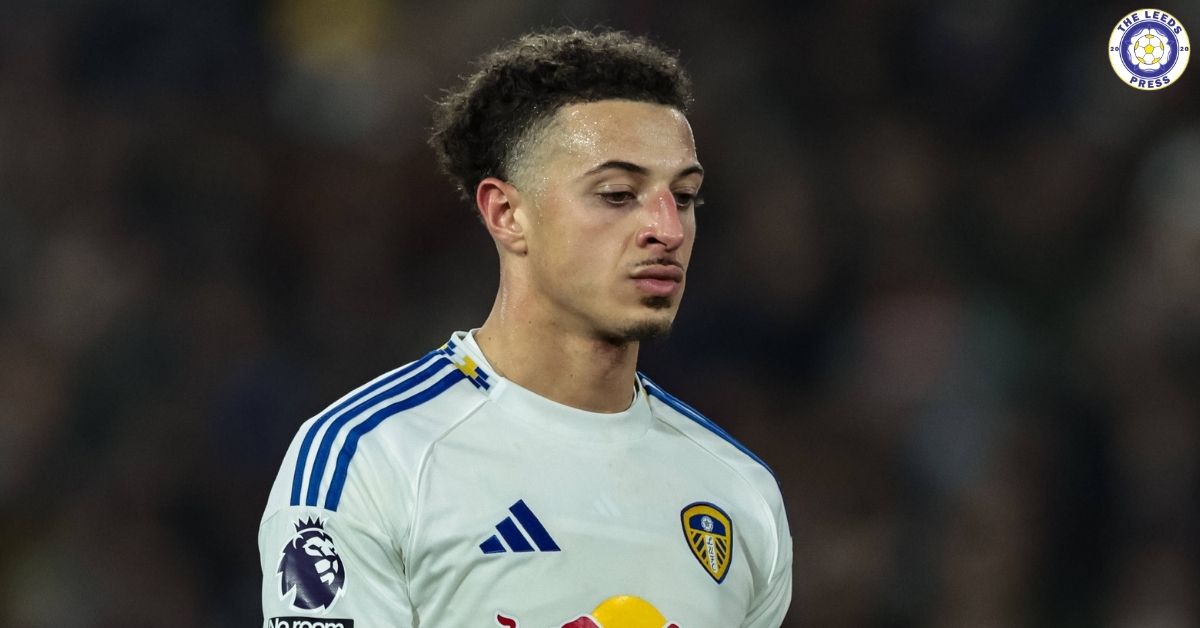 Ethan Ampadu in action for Leeds United