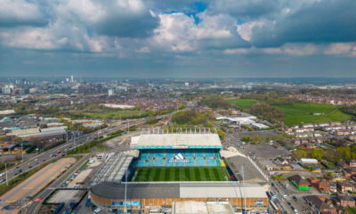 Elland Road stadium in Leeds, West Yorkshire